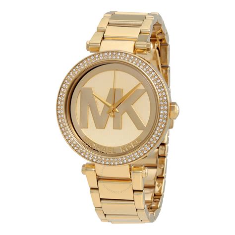 michael kors uhr damen parker 5784|Michael Kors Parker Champagne Dial Gold.